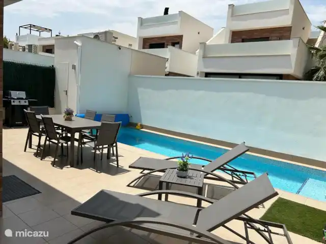 Casa Palmeras | Espagne, Costa Cálida, Lo Pagán - villa Terrasse avec transats piscine, barbecue