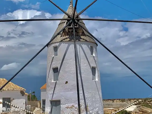 Casa Palmeras | Espagne, Costa Cálida, Lo Pagán - villa Vieux moulin à vent historique aux lacs salés