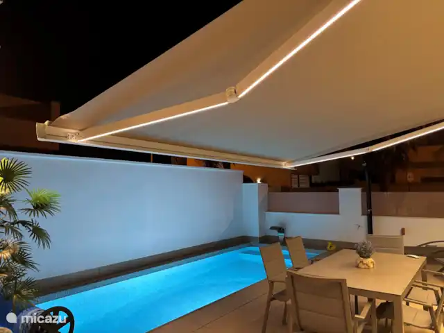 Casa Palmeras | Espagne, Costa Cálida, Lo Pagán - villa Éclairage d’ambiance sur la terrasse