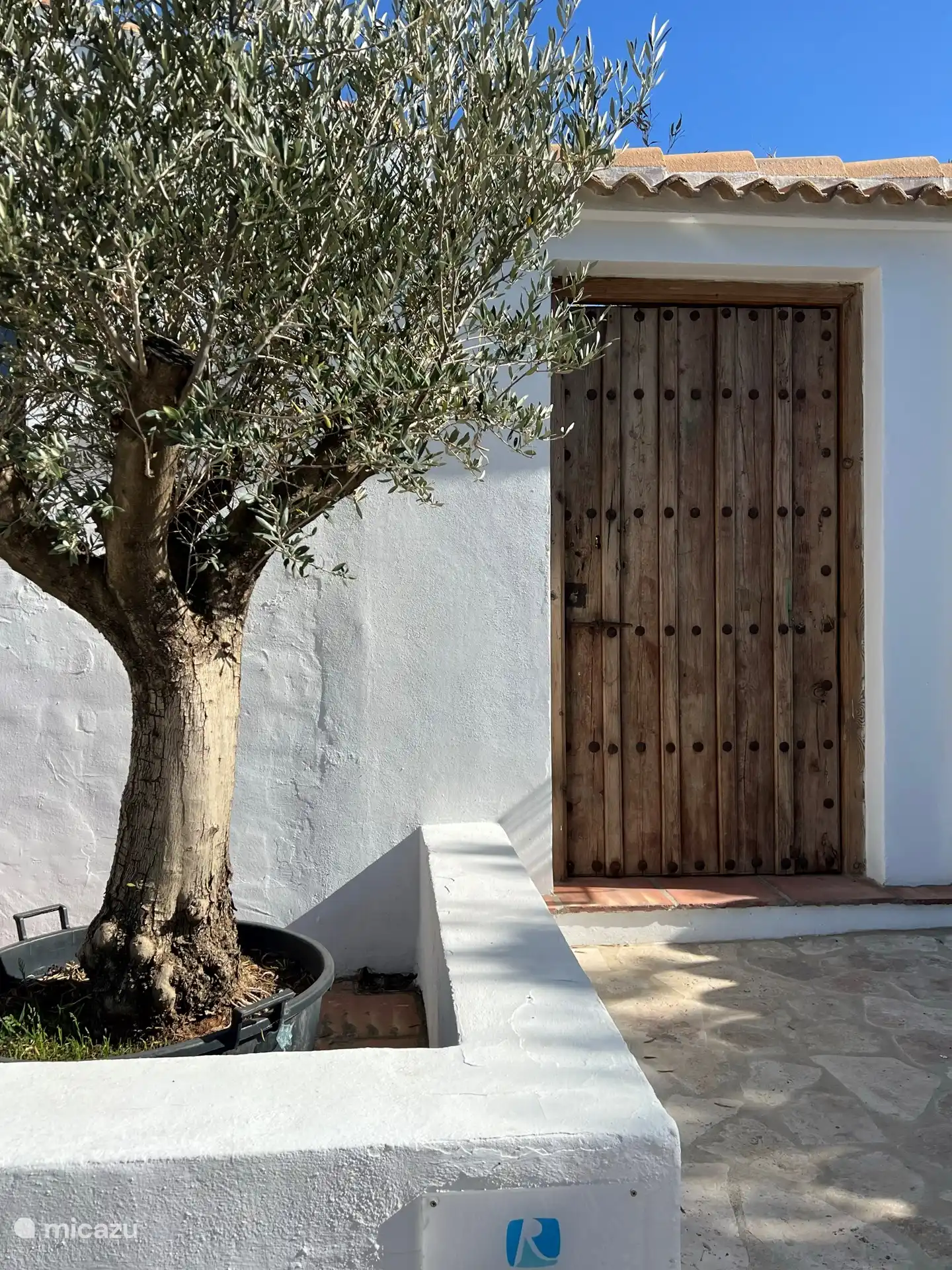 Unsere neue antike Haustür, treten Sie in den Hofgarten