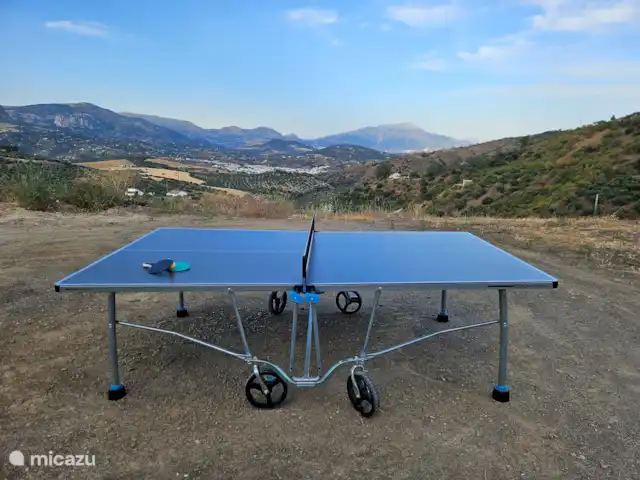 Finca Essenza | Espagne, Andalousie, Colmenar - maison de vacances Il y a beaucoup à faire à la Finca Essenza, une table de ping-pong est également fournie. Avec de belles vues !