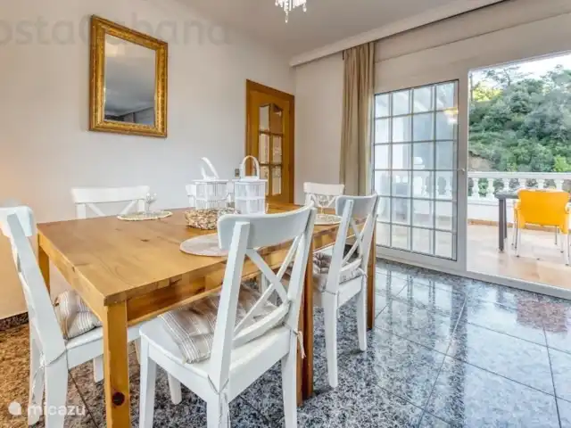 CostaCabana - Villa Rosa huren in Spanje, Costa Brava, Lloret de Mar - villa Eet gedeelte