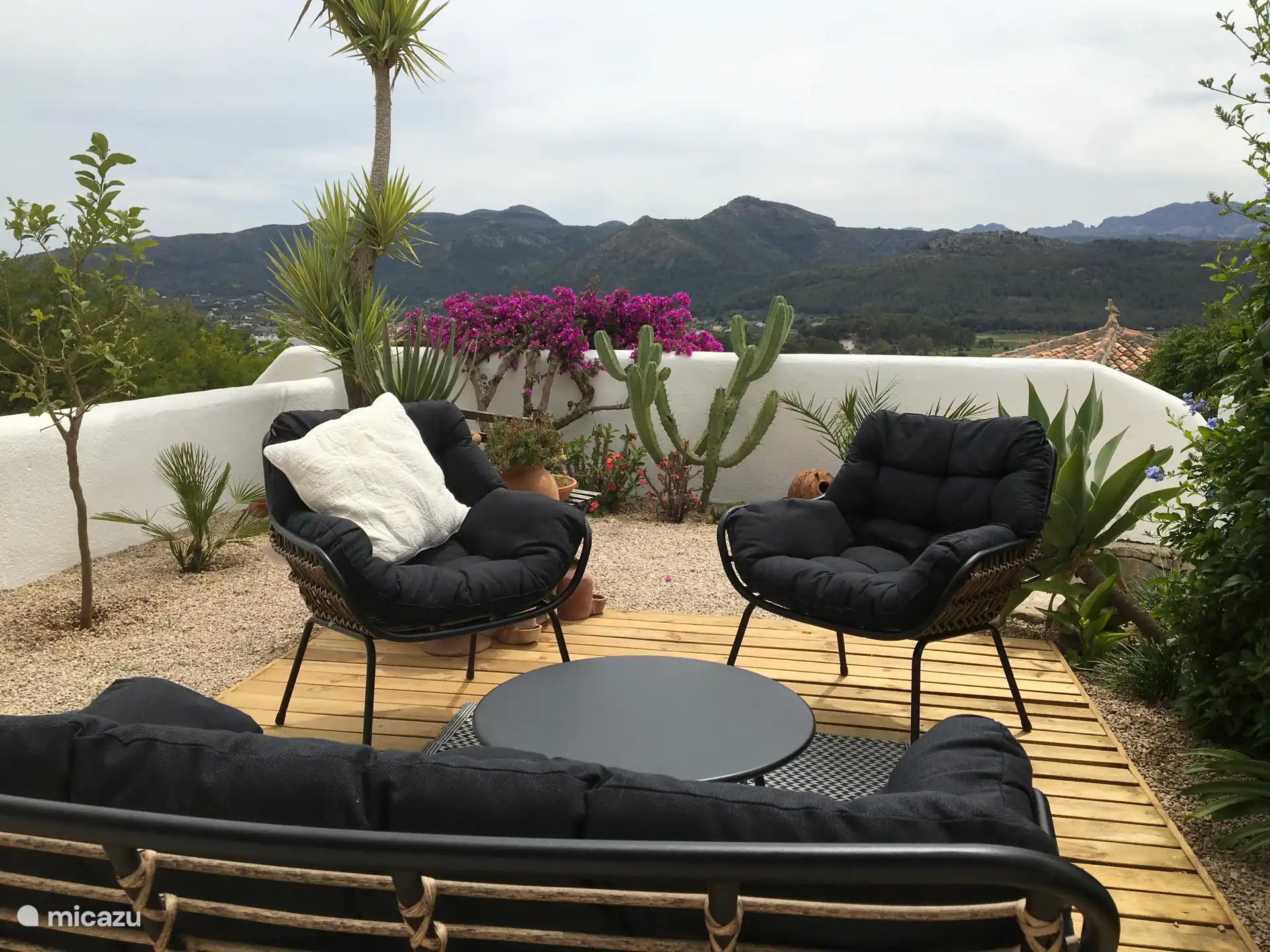 Lounge-Set auf der Terrasse