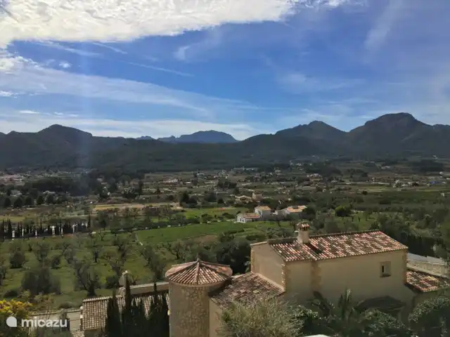 Vakantiehuis Valle del Paraiso huren in Spanje, Costa Blanca, Jalón - vakantiehuis Uitzicht op de bergen en de vallei