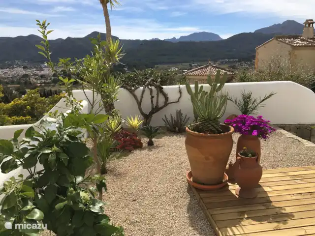 Vakantiehuis Valle del Paraiso huren in Spanje, Costa Blanca, Jalón - vakantiehuis Tuin met uitzicht