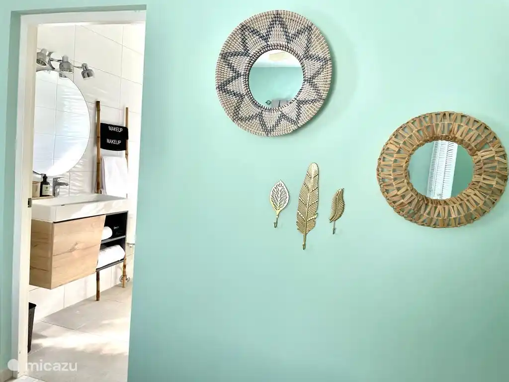 Ingang ensuite badkamer