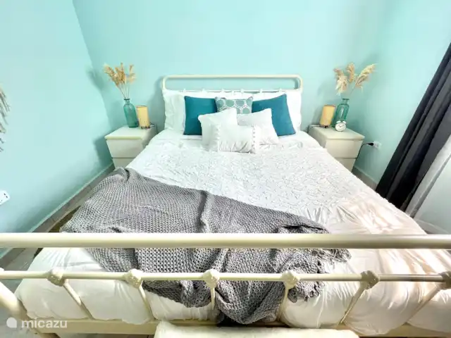 Casa Sunshine Aruba | Aruba, Oranjestad, Oranjestad - maison de vacances Lit queen size néerlandais.