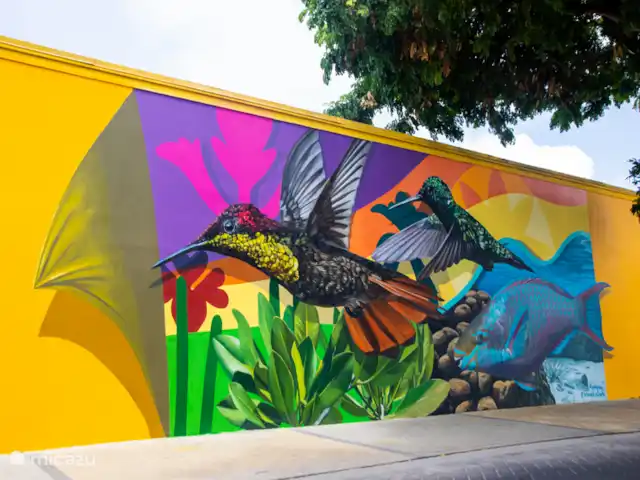 Casa Sunshine Aruba | Aruba, Oranjestad, Oranjestad - maison de vacances Peintures murales San Nicolas.