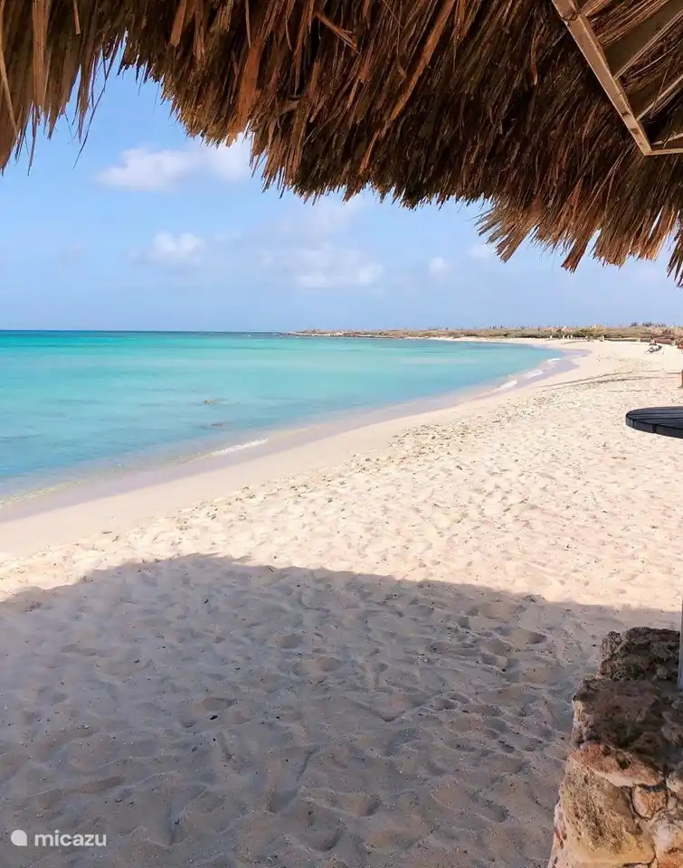 Arashi Beach ten noorden van het eiland.