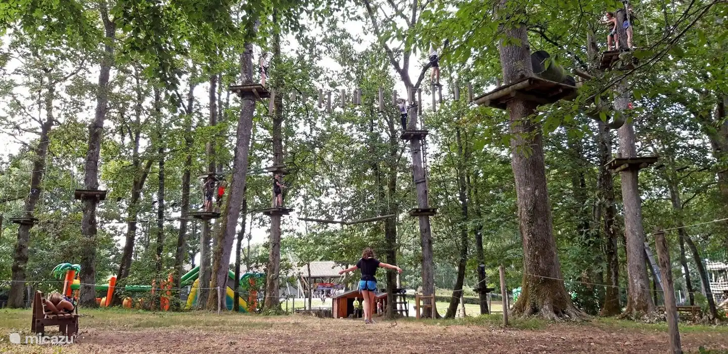 Kletterpark in Massignac