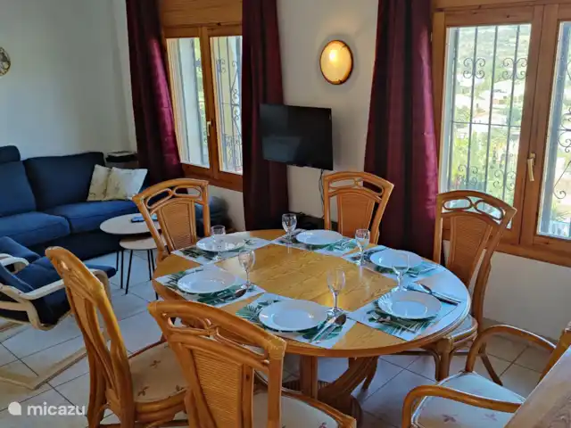Villa Marymonte | Espagne, Costa Blanca, Benissa - villa Salon/salle à manger à l'étage