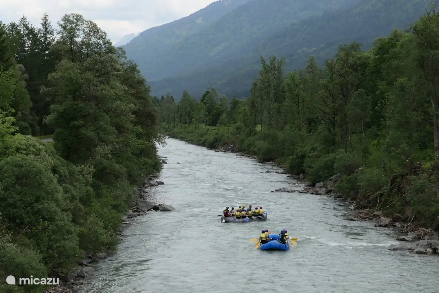Rafting on the Gail
