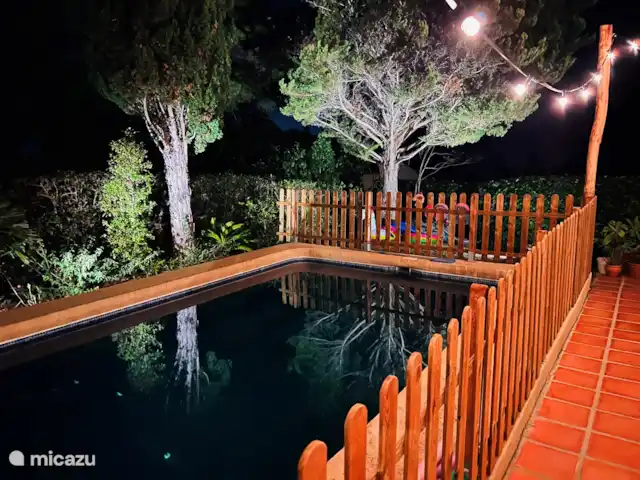 El Bosque en España, Costa Blanca, Jávea - villa foto de la tarde de la piscina