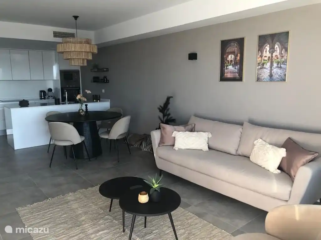 Sala de estar con cocina