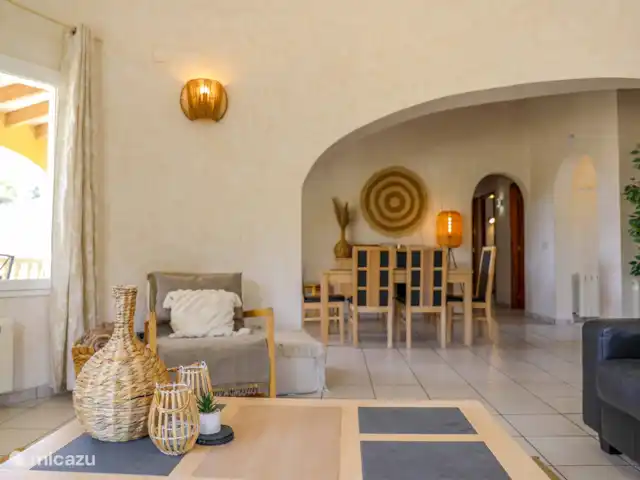 Maison de Las Ranas | Espagne, Costa Blanca, Benissa - villa Le salon cosy avec table à manger