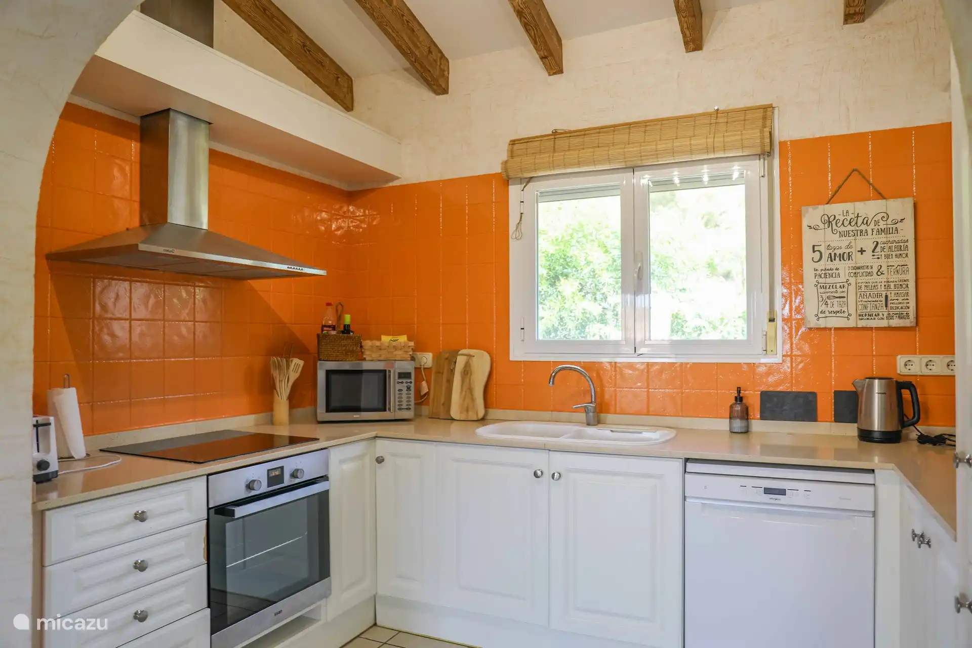 The kitchen is fully equipped