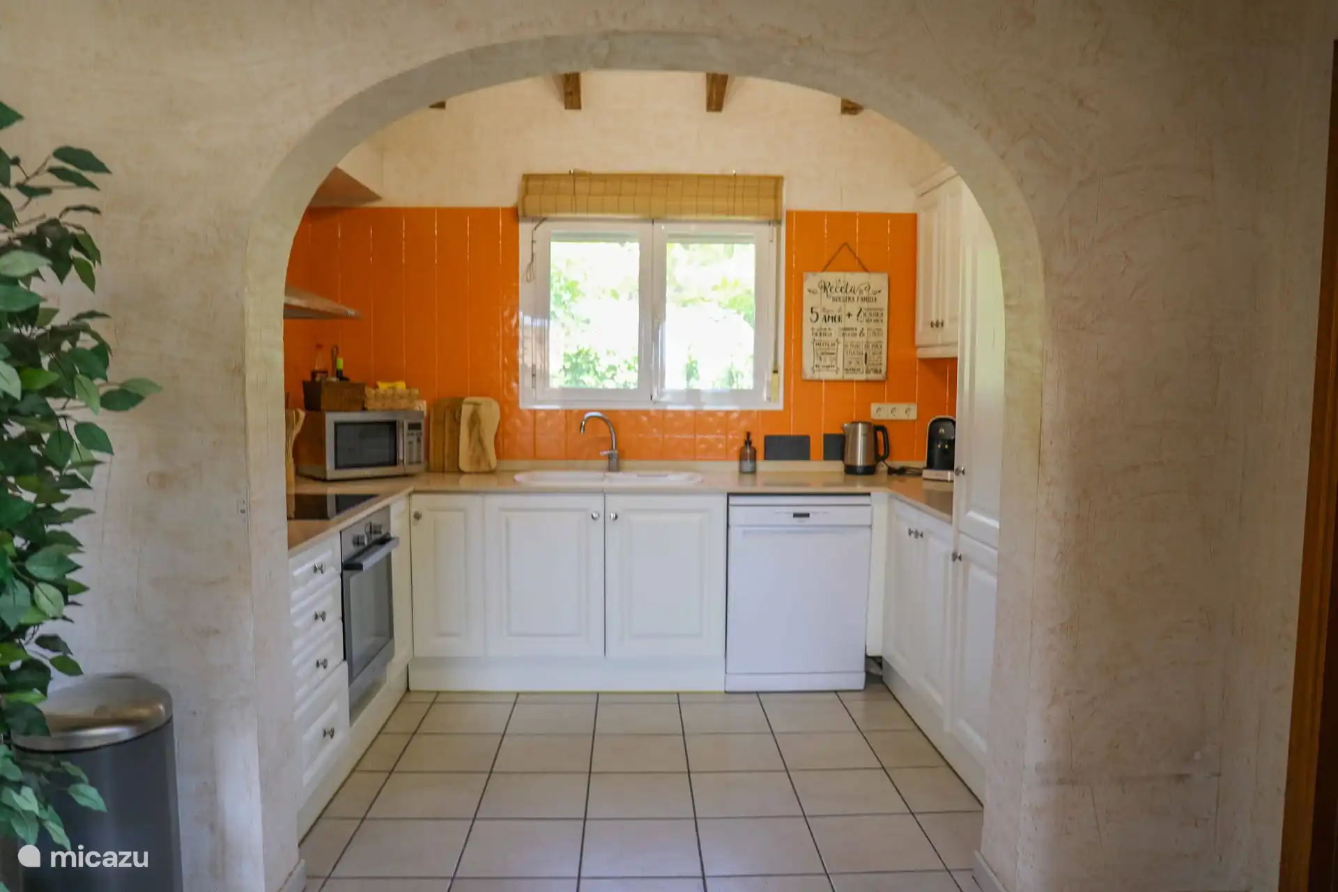 The kitchen is fully equipped