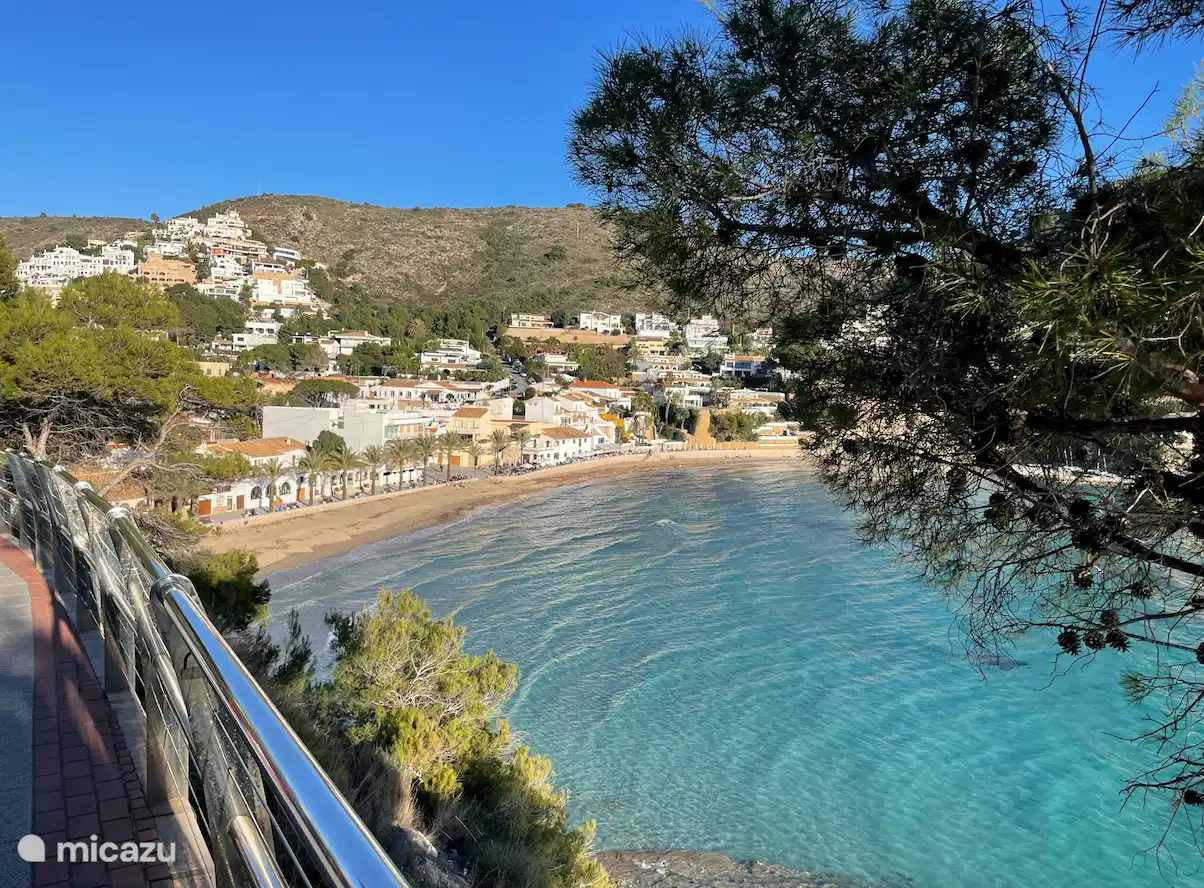 The beautiful bay of El Portet, Moraira