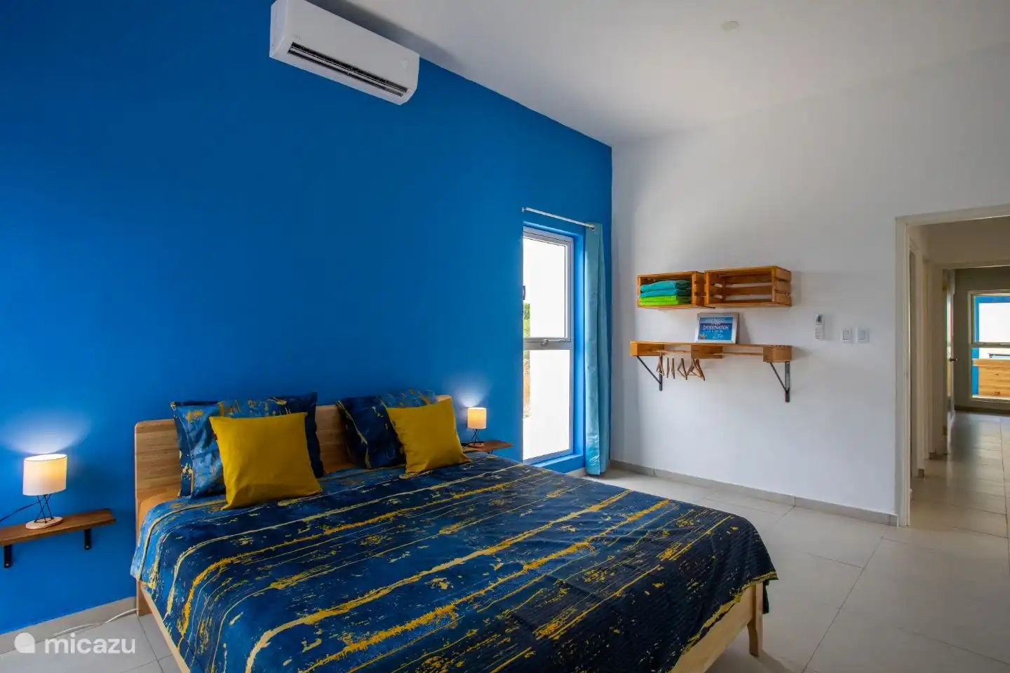 Schlafzimmer für 2 Personen. Mit Klimaanlage