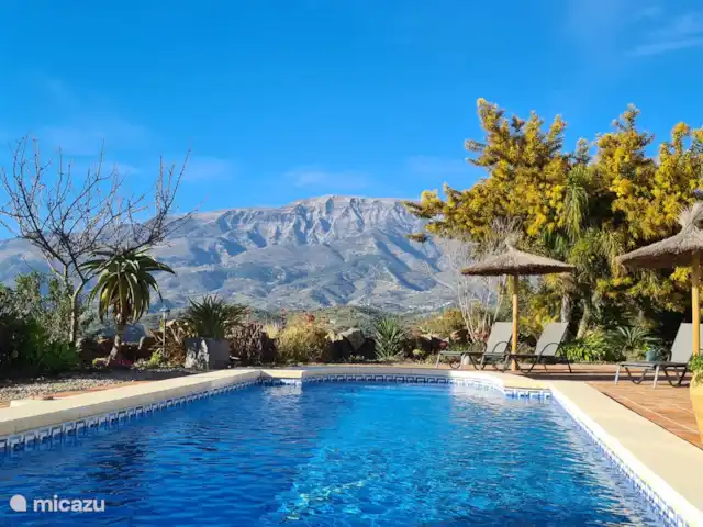 Casa El Mirador en España, Andalucía, Arenas - villa Piscina climatizada con vistas a la Maroma y al mar