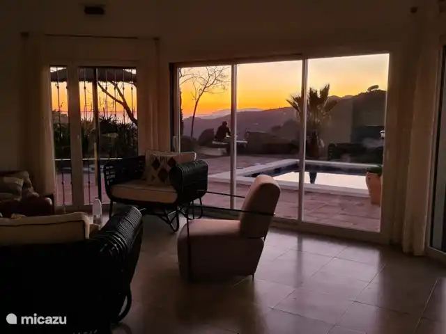 Casa El Mirador en España, Andalucía, Arenas - villa Desde la sala de estar