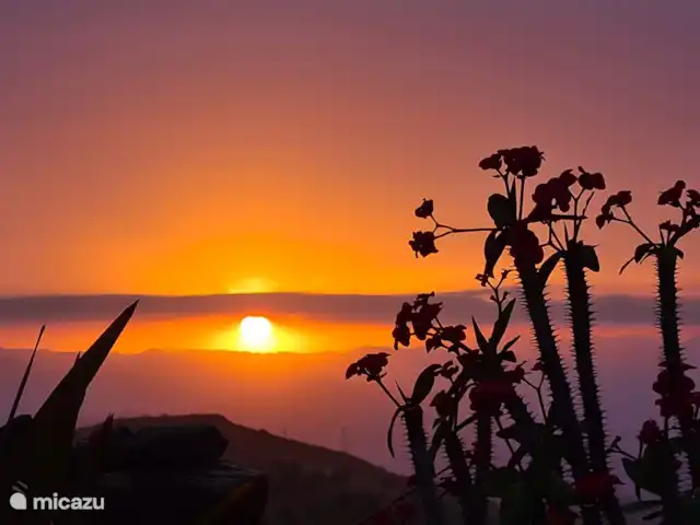 Casa El Mirador en España, Andalucía, Arenas - villa Una de las muchas puestas de sol hermosas