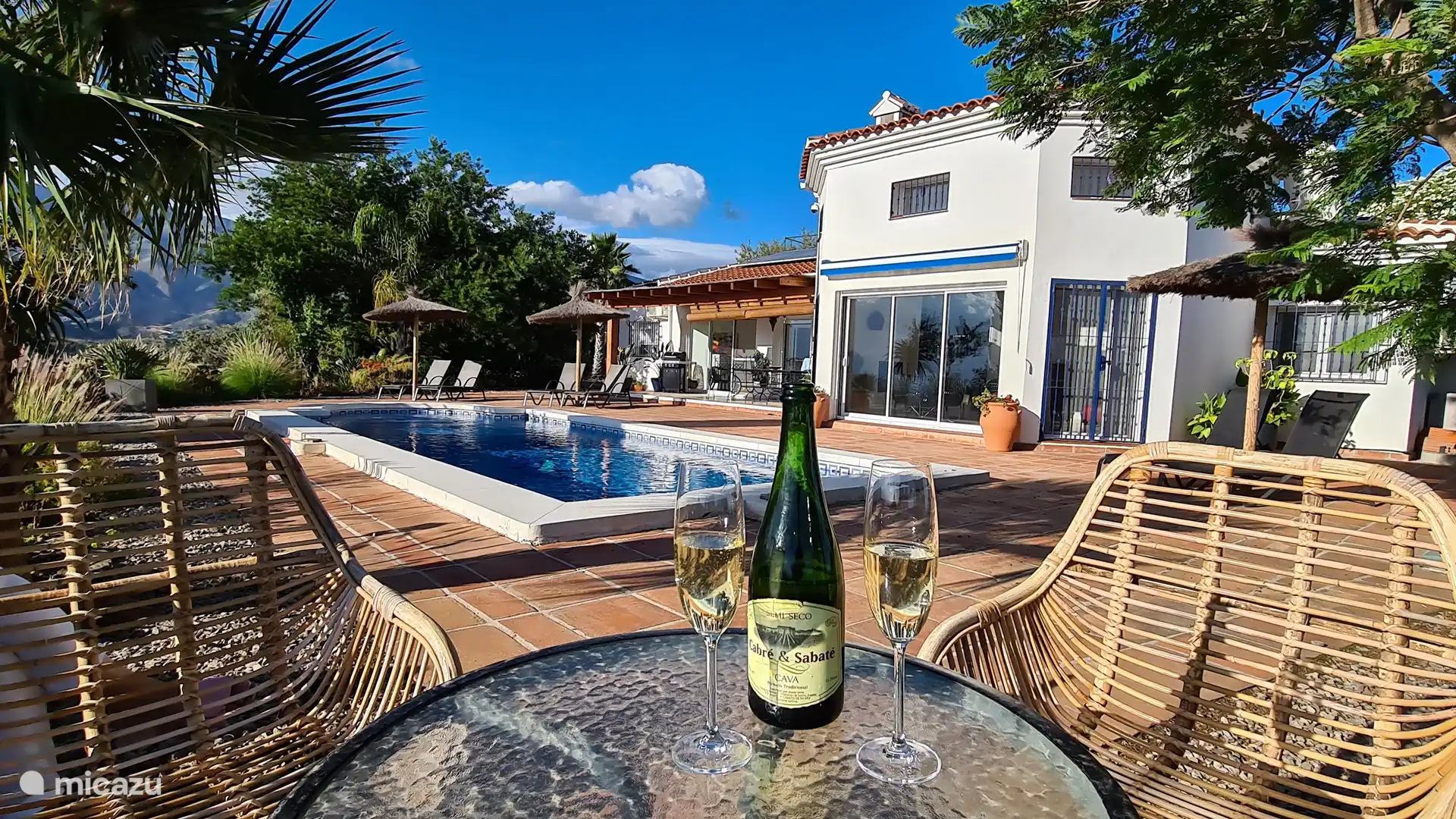 Terrasse rund um den Pool