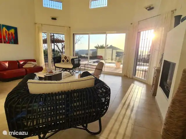 Casa El Mirador en España, Andalucía, Arenas - villa La sala de estar