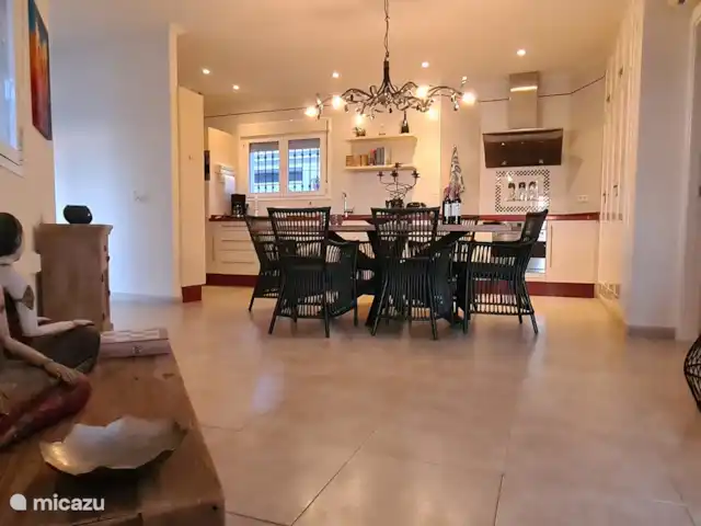 Casa El Mirador en España, Andalucía, Arenas - villa Cocina desde el salón