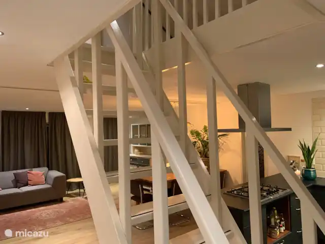 Location de Vacances Pays-Bas, Gueldre, Voorthuizen, maison de vacances - Maison Veluwe Voorthuizen Escalier menant à la 2e chambre