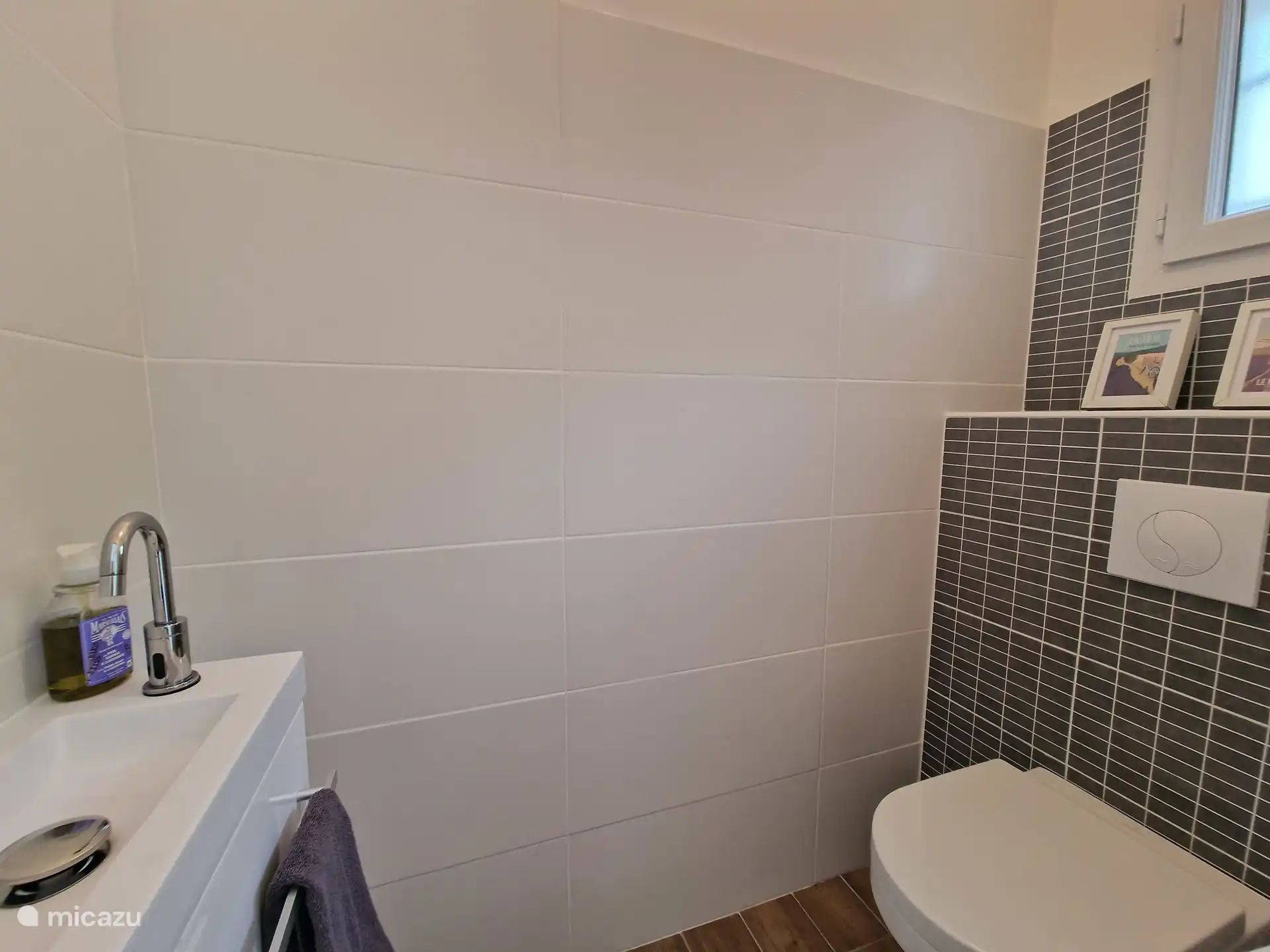 Separate Toilette im Erdgeschoss