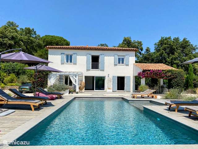 Holiday home in France, French Riviera, La Garde-Freinet - villa Villa Oliandre large salt pool