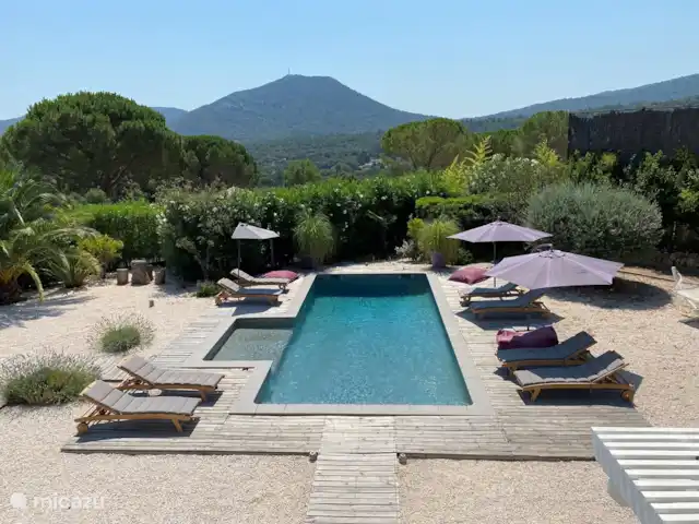 Villa Oliandre grande piscine au sel | France, Côte d'Azur, Le Plan-de-la-Tour - villa Piscine avec beaucoup d'intimité et vue sur les montagnes