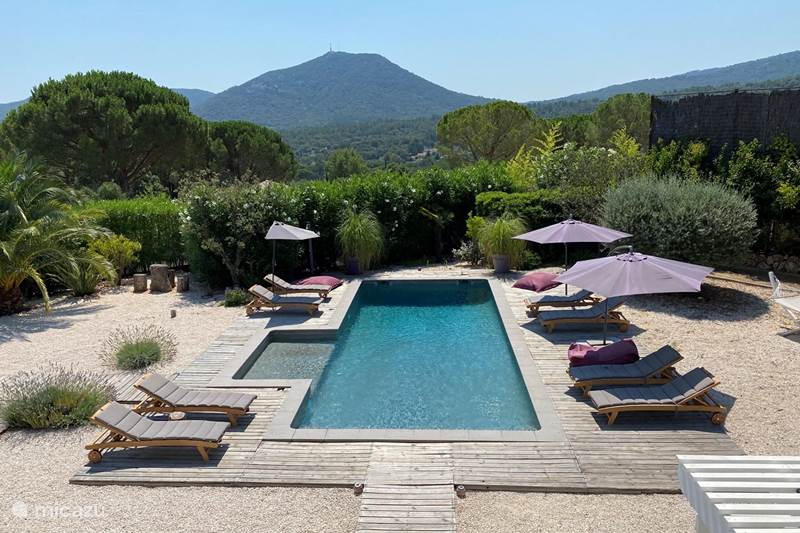 Vakantiehuis Frankrijk, Côte d´Azur, Le Plan-de-la-Tour Villa Villa Oliandre groot zout zwembad
