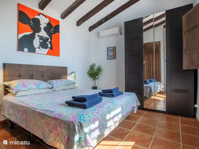 villa huren in Spanje, Andalusië, Cómpeta – Casa Rey Landelijk Belangrijkste dubbele kingsize slaapkamer