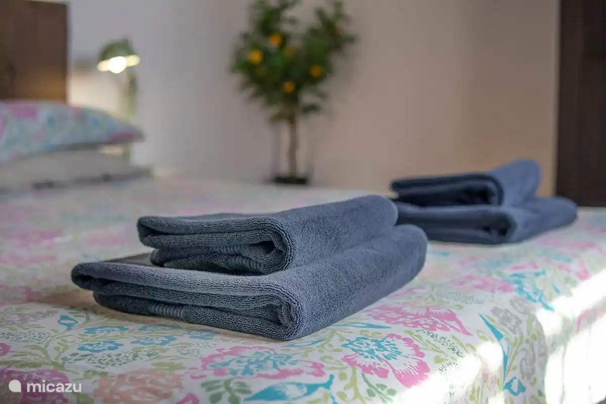 Towels & linen provided