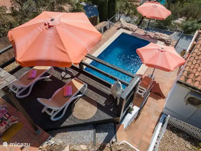 villa huren in Spanje, Andalusië, Cómpeta – Casa Rey Landelijk Zonneterras en zwembad