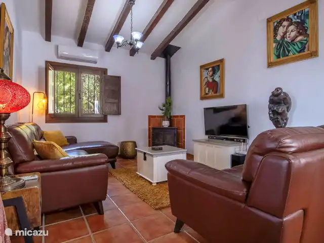 villa huren in Spanje, Andalusië, Cómpeta – Casa Rey Landelijk Woonkamer