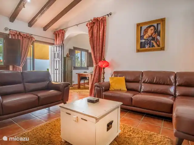 villa huren in Spanje, Andalusië, Cómpeta – Casa Rey Landelijk Woonkamer