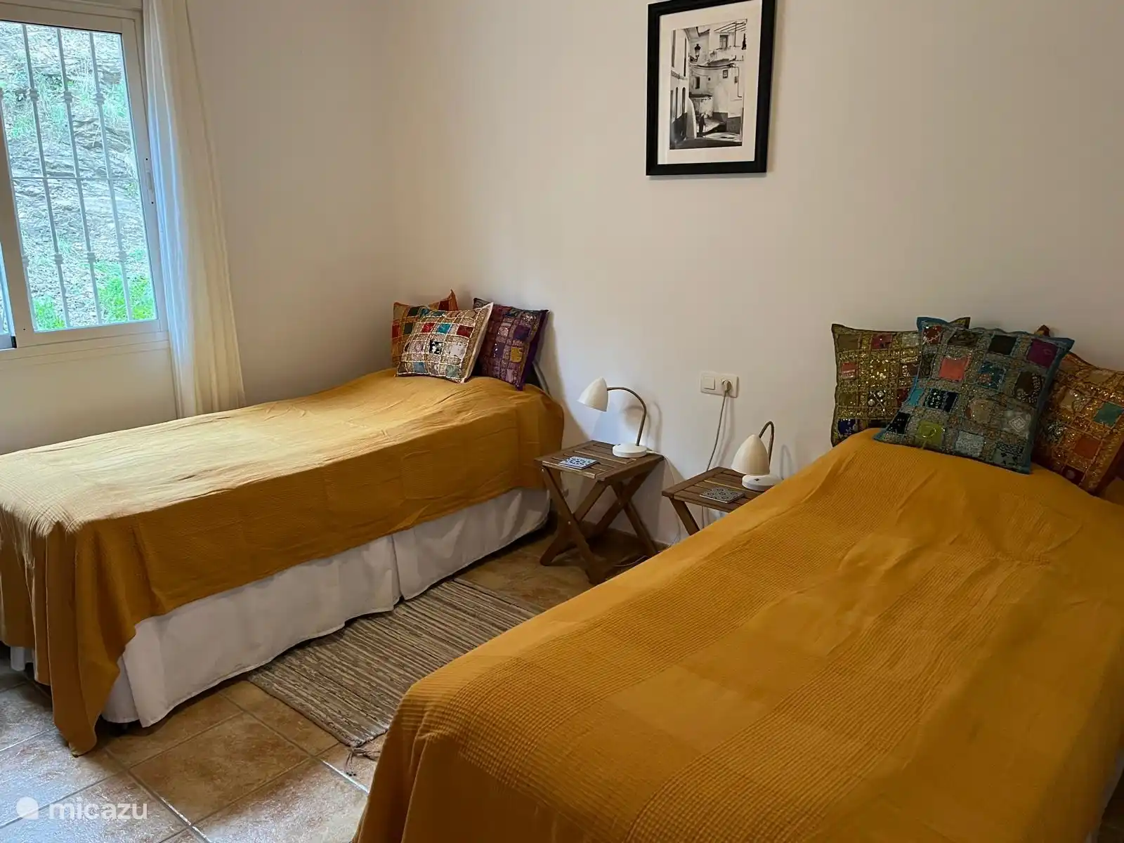 And 2 single beds in the 3rd bedroom