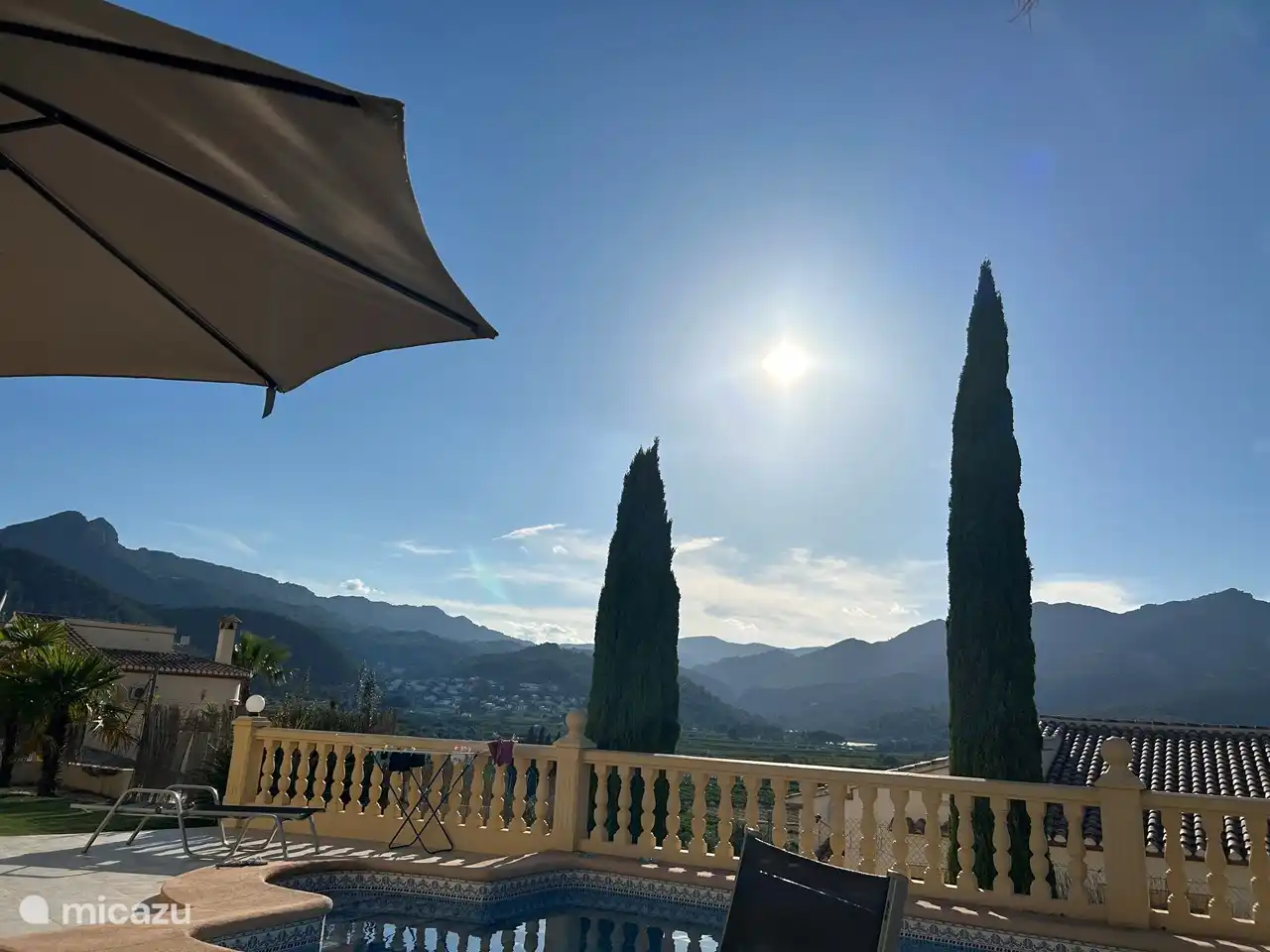 Blick aus dem Garten