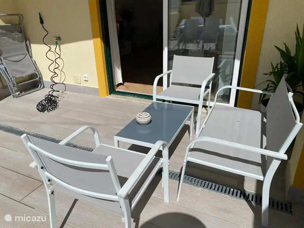 salón en la terraza