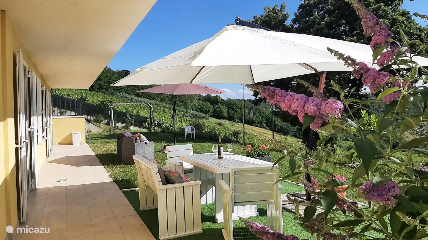 view of the surroundings from the terrace of the apartment