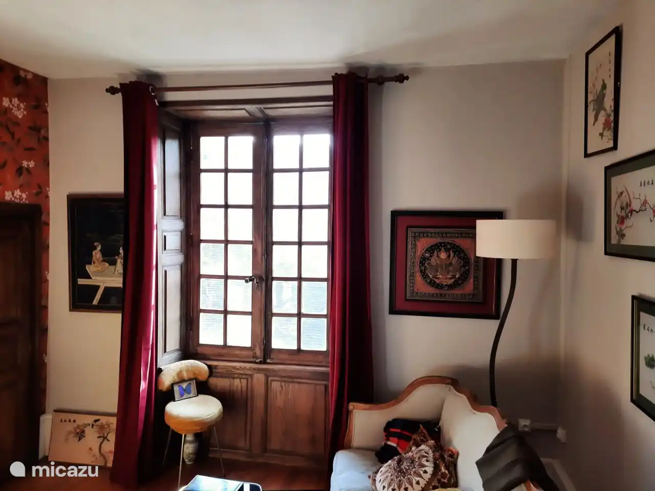 mit Blick auf den Garten