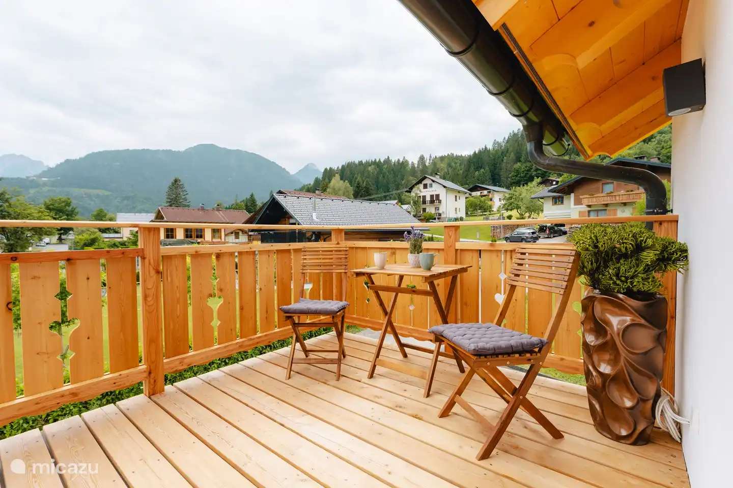 balcony located off the master bedroom.