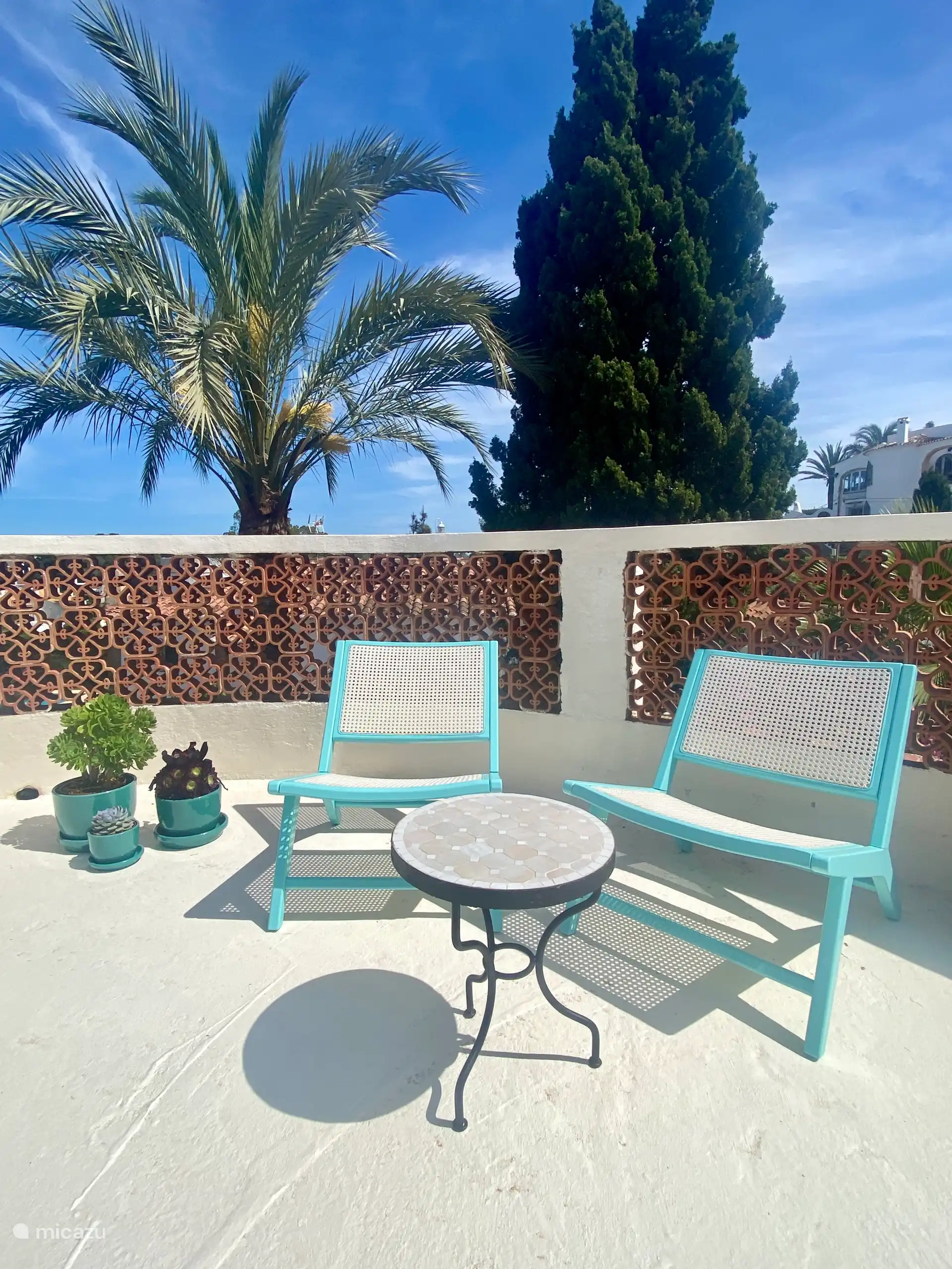 Dachterrasse mit Meerblick