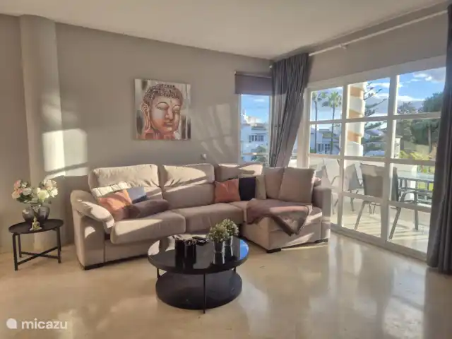 Vista al campo de golf - Casa Faja Lobi en España, Andalucía, Mijas - apartamento Salón