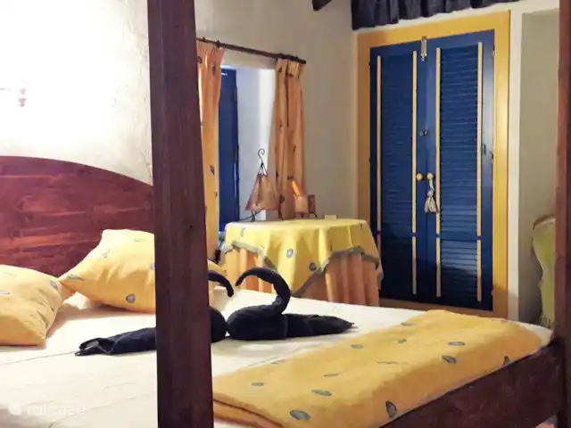 Villa Carlitos en Comares Andalucía en España, Costa del Sol, Comares - casa rural / cabaña Dormitorio principal en suite