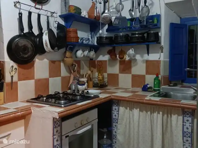 Villa Carlitos en Comares Andalucía en España, Costa del Sol, Comares - casa rural / cabaña Nuestra cocina campestre completamente equipada