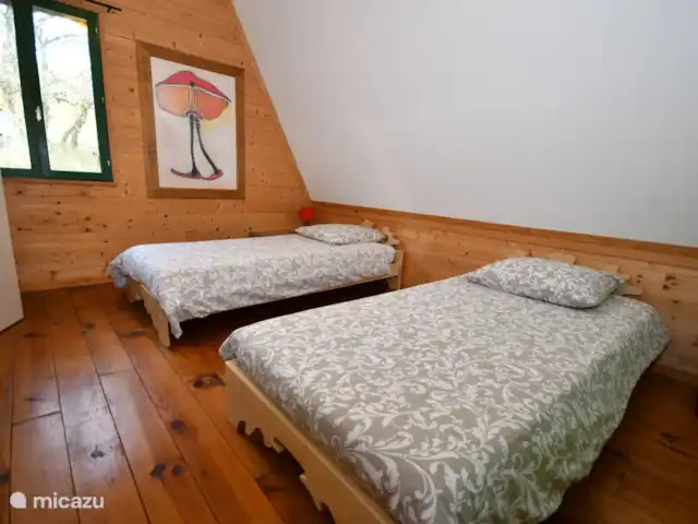 La dama blanca en Francia, Lot, Lavercantière - casa rural / cabaña Dormitorio 2